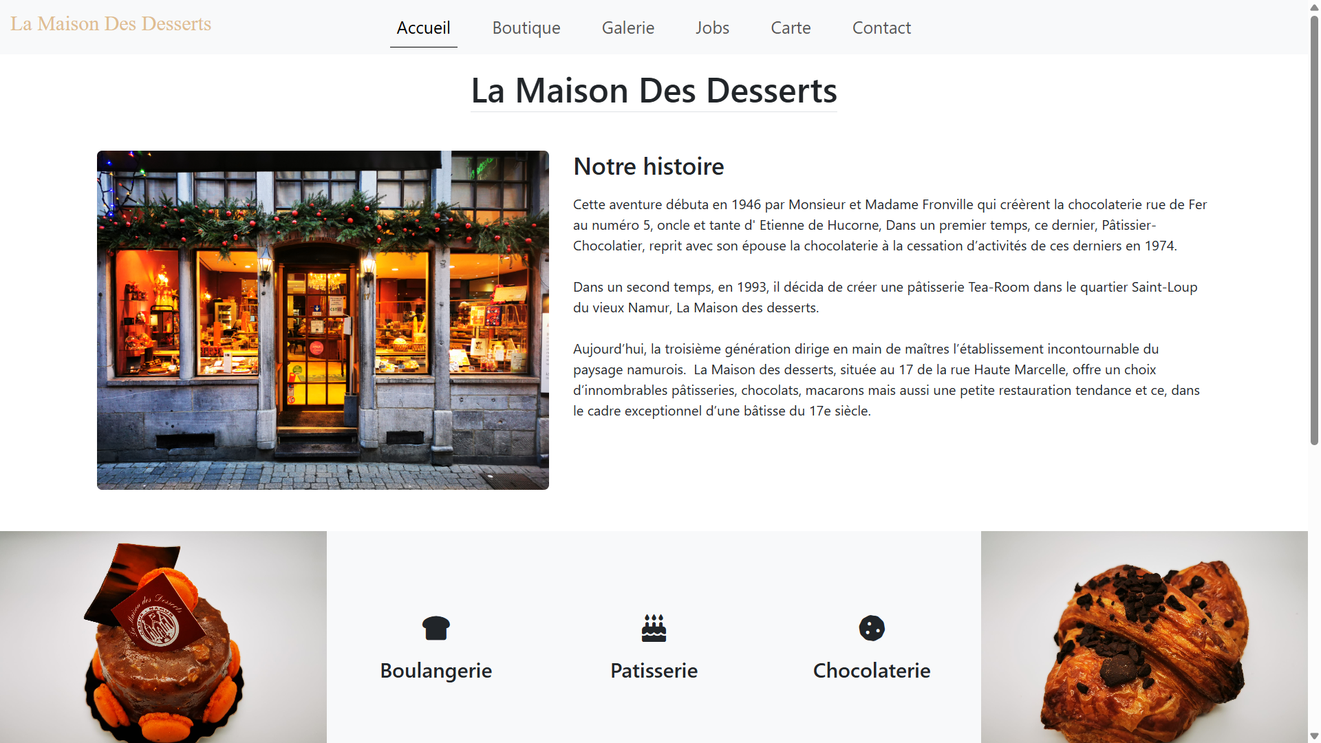 La Maison des desserts